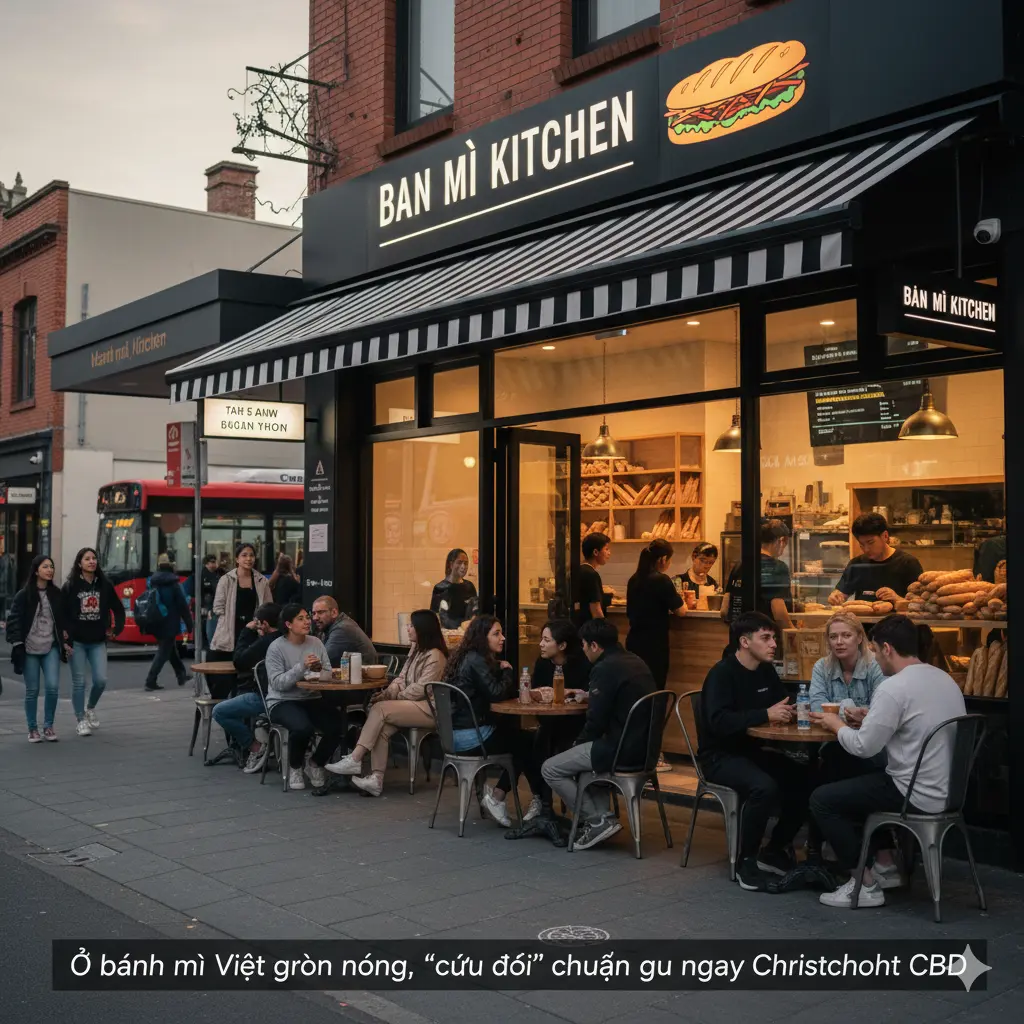 Banh Mi Kitchen - Ổ bánh mì Việt giòn nóng, “cứu đói” chuẩn gu ngay Christchurch CBD