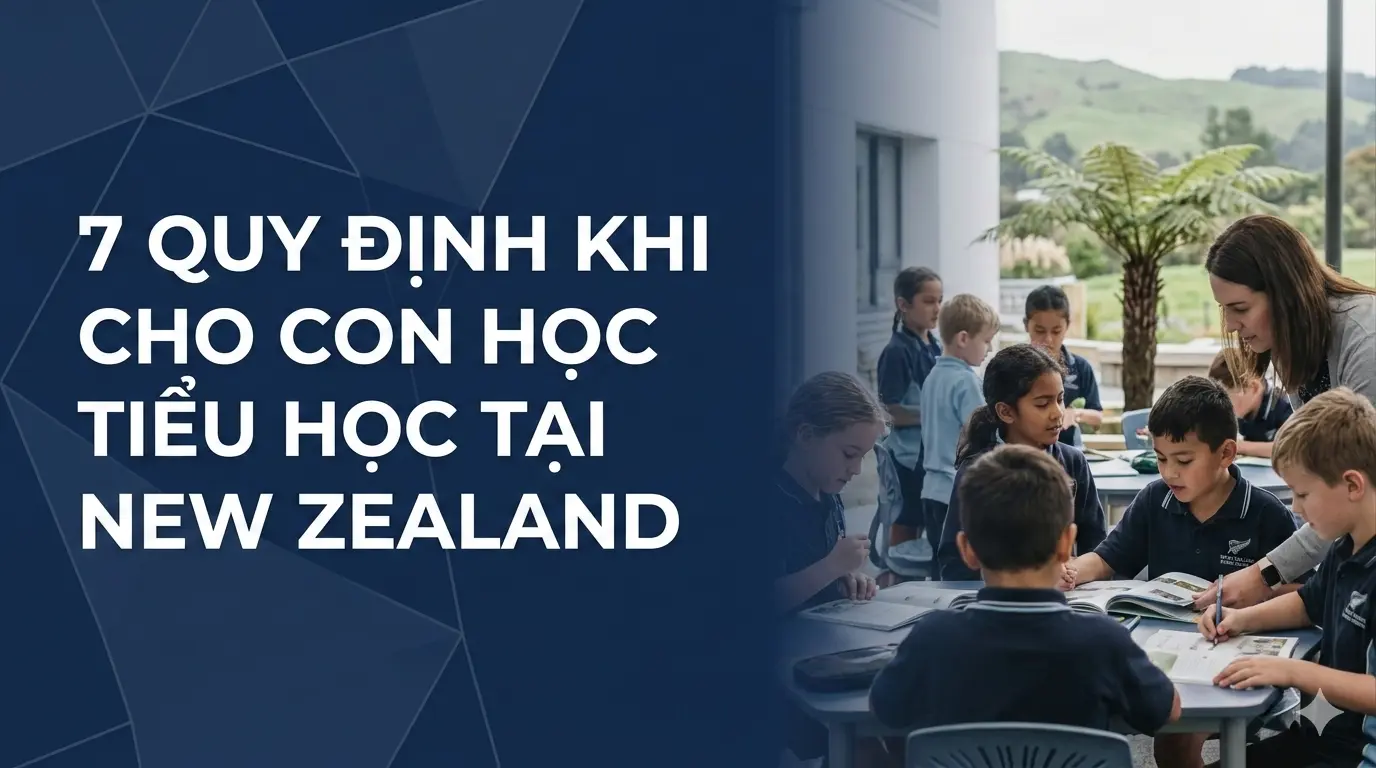 7 quy định khi cho con học tiểu học tại New Zealand