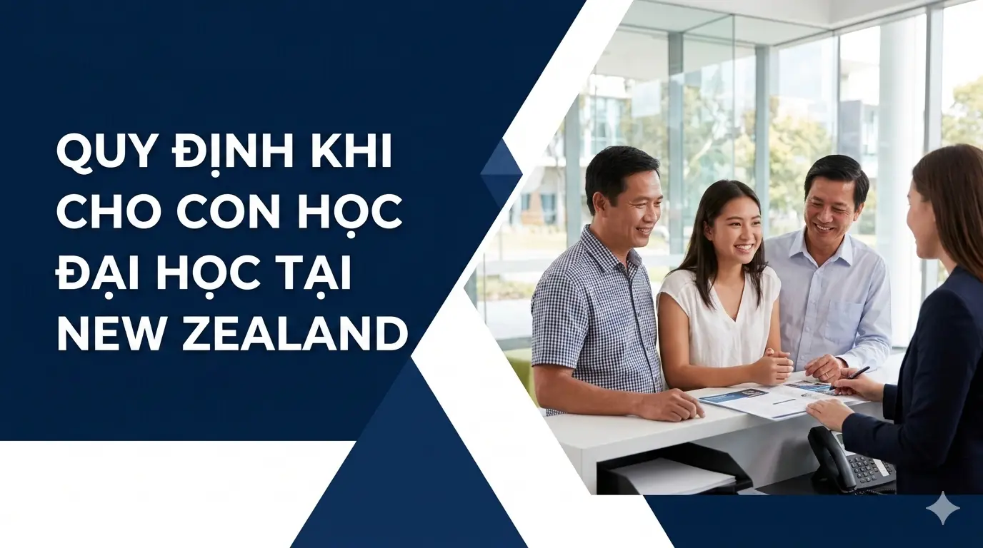 7 quy định khi cho con vào Đại học, Cao đẳng tại New Zealand