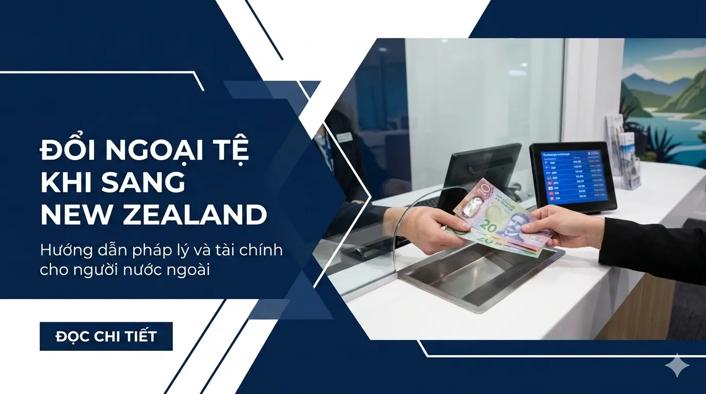 Đổi ngoại tệ khi sang New Zealand