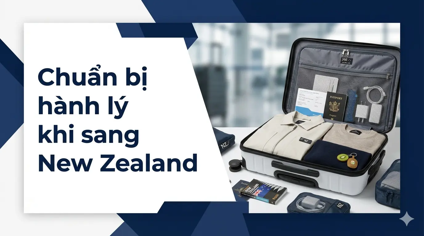 Hành lý nên mang sang New Zealand – một chút kinh nghiệm của người đi trước