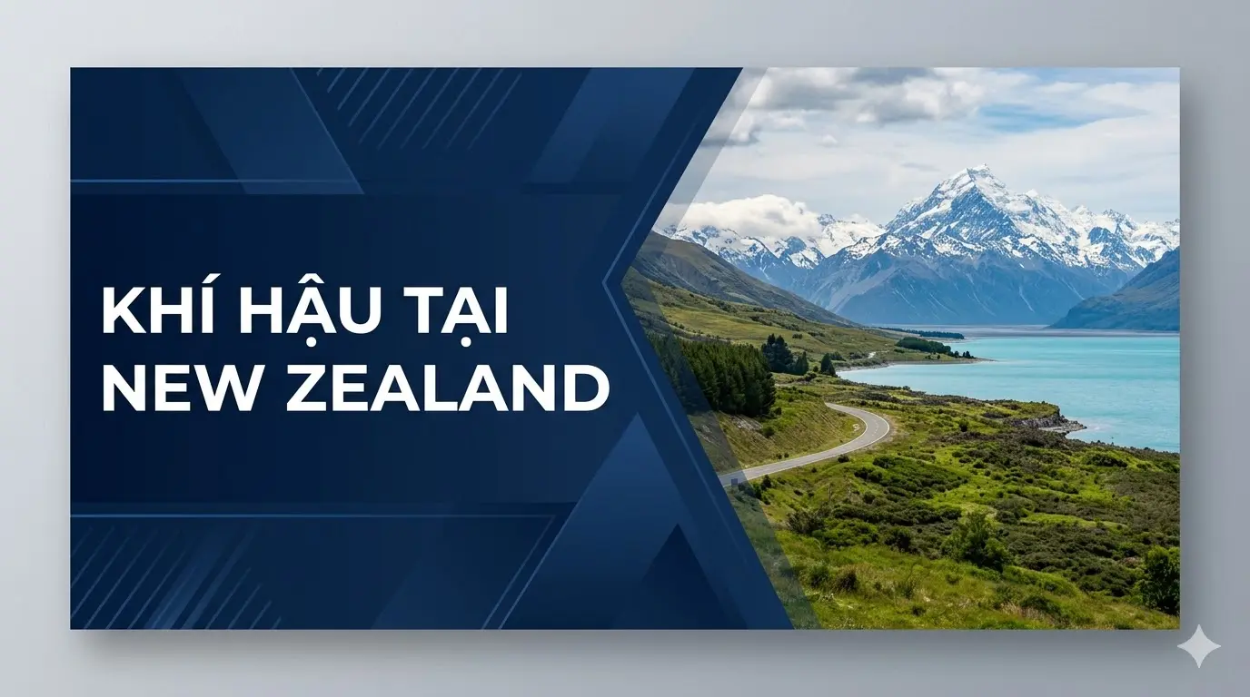 Khí hậu, thời tiết New Zealand khi ba mẹ đưa con từ Việt Nam sang